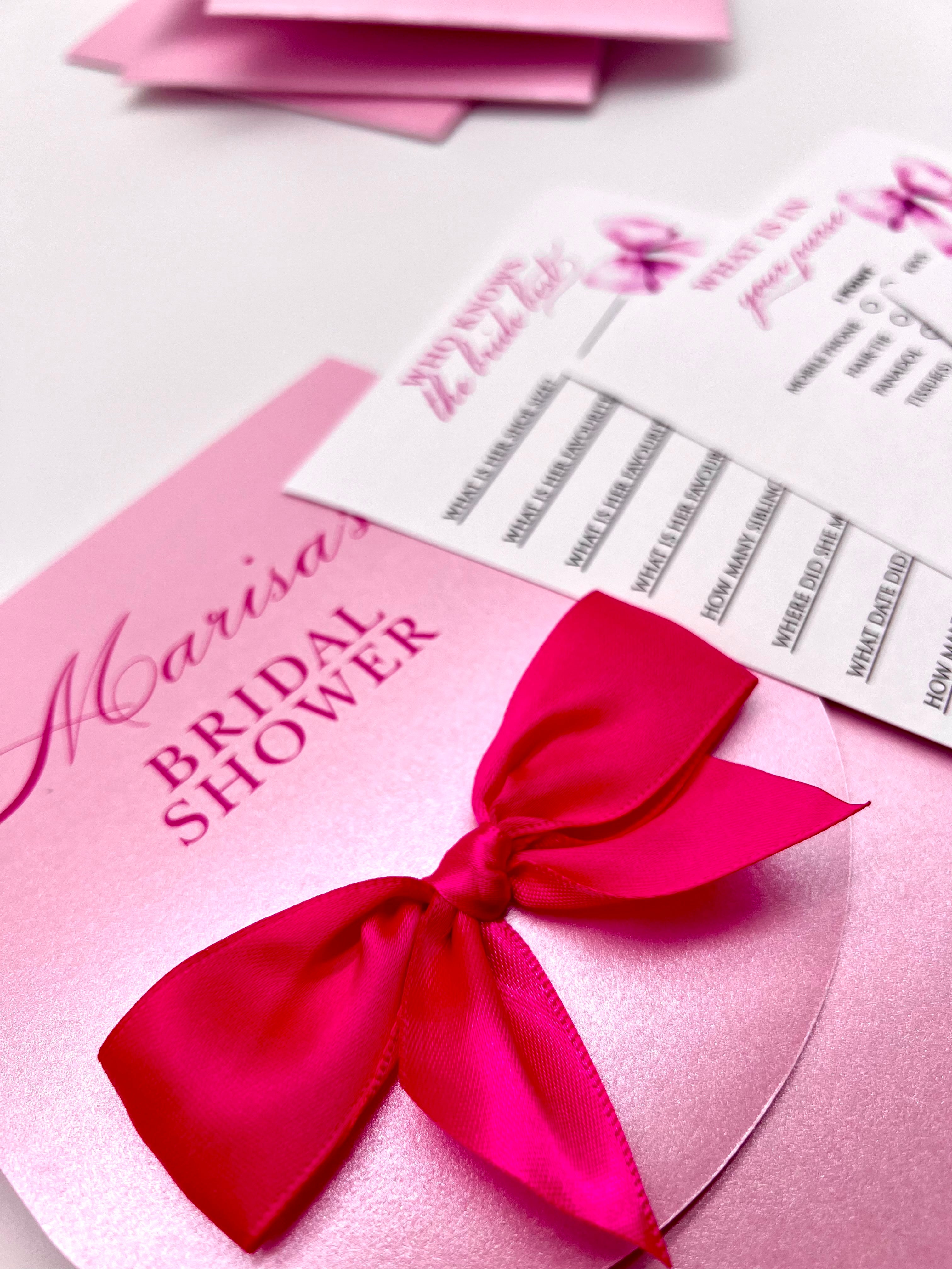 Game packs for bridal showers and kitchen Teas