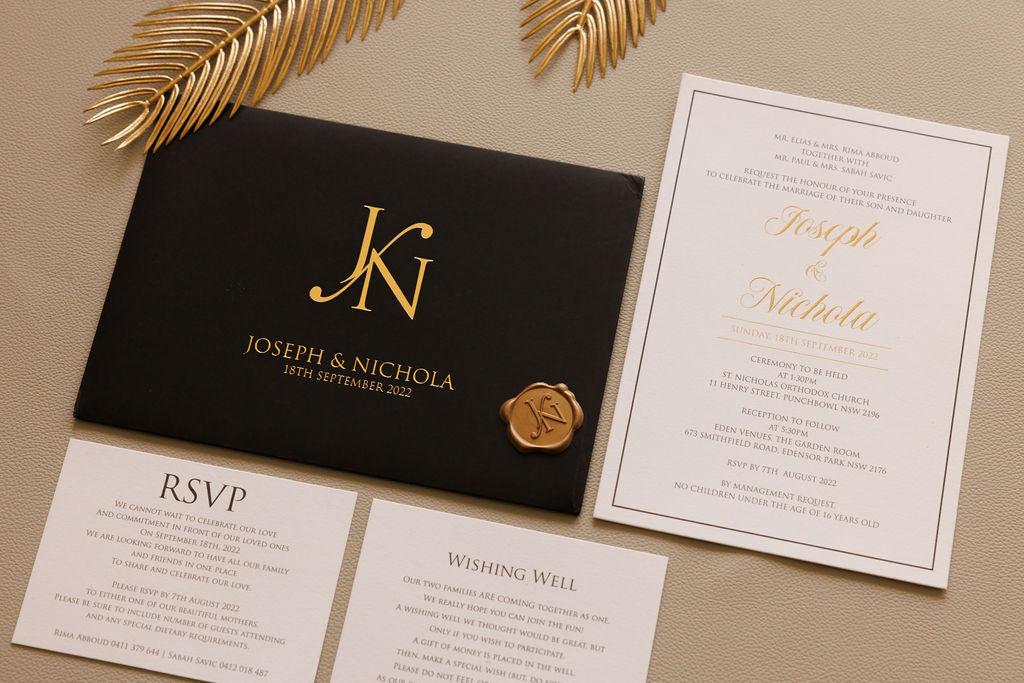 Foil/ Pressed Invitations