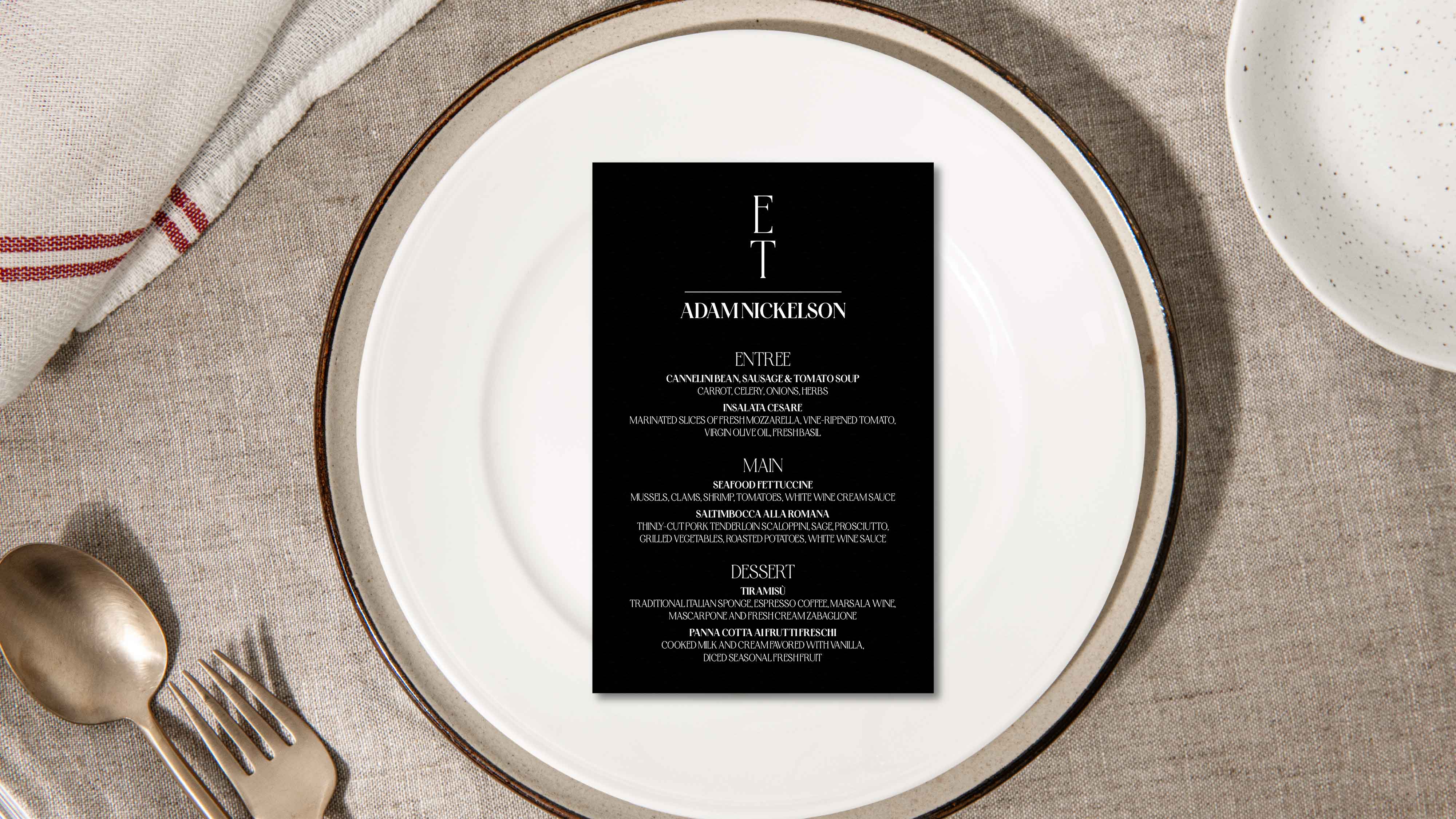 Menu Design 1