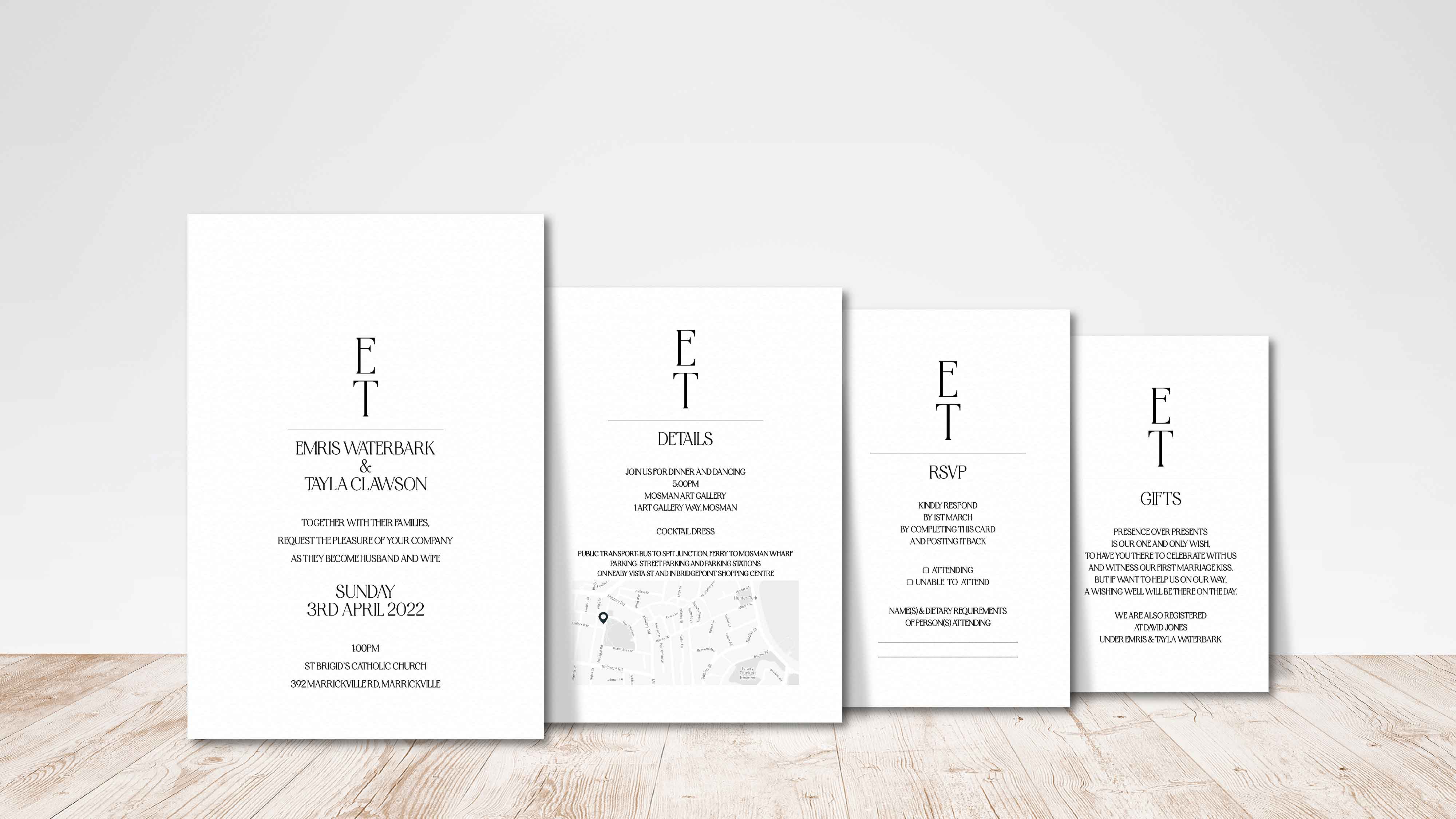 Invitation Suite Design 4