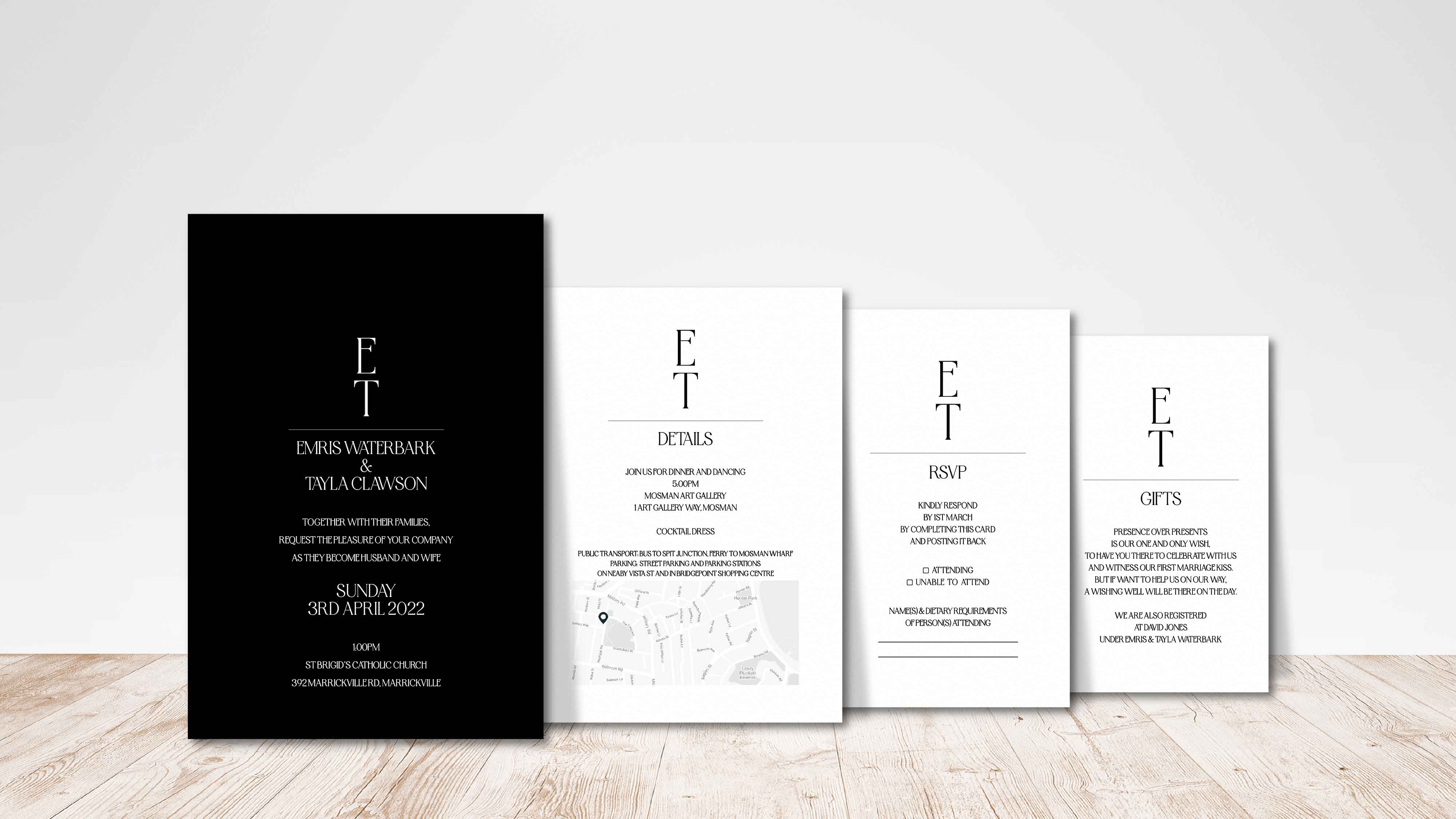 Invitation Suite Design 4