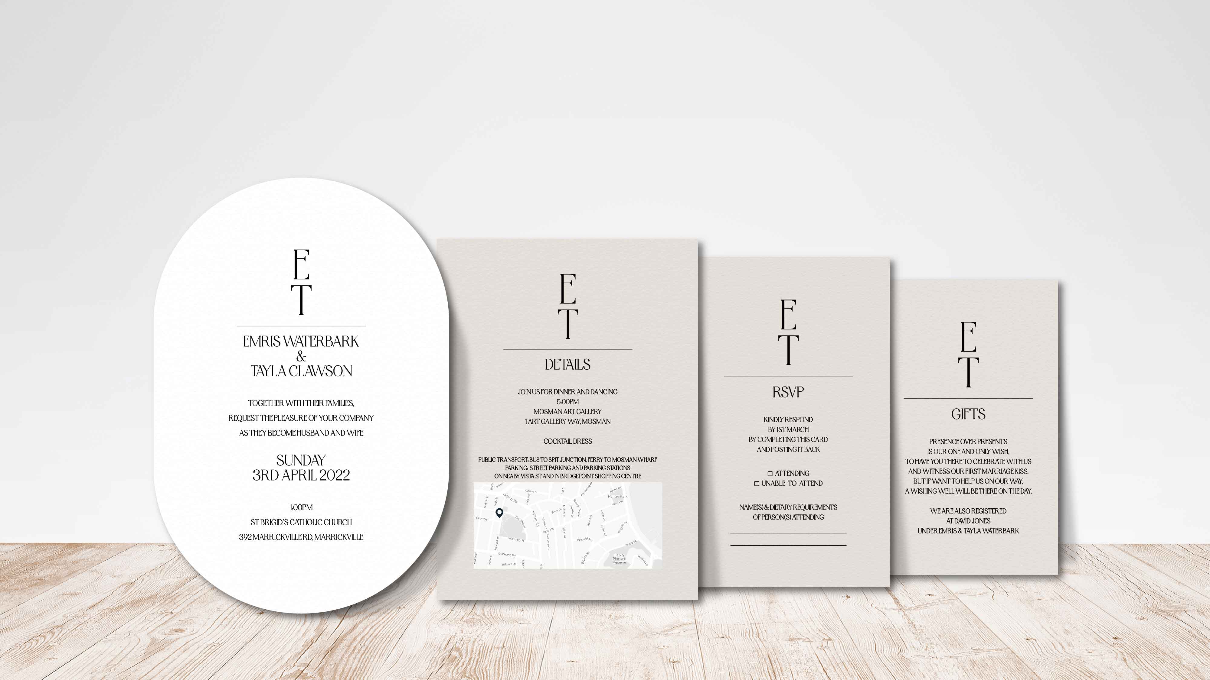 Invitation Suite Design 4