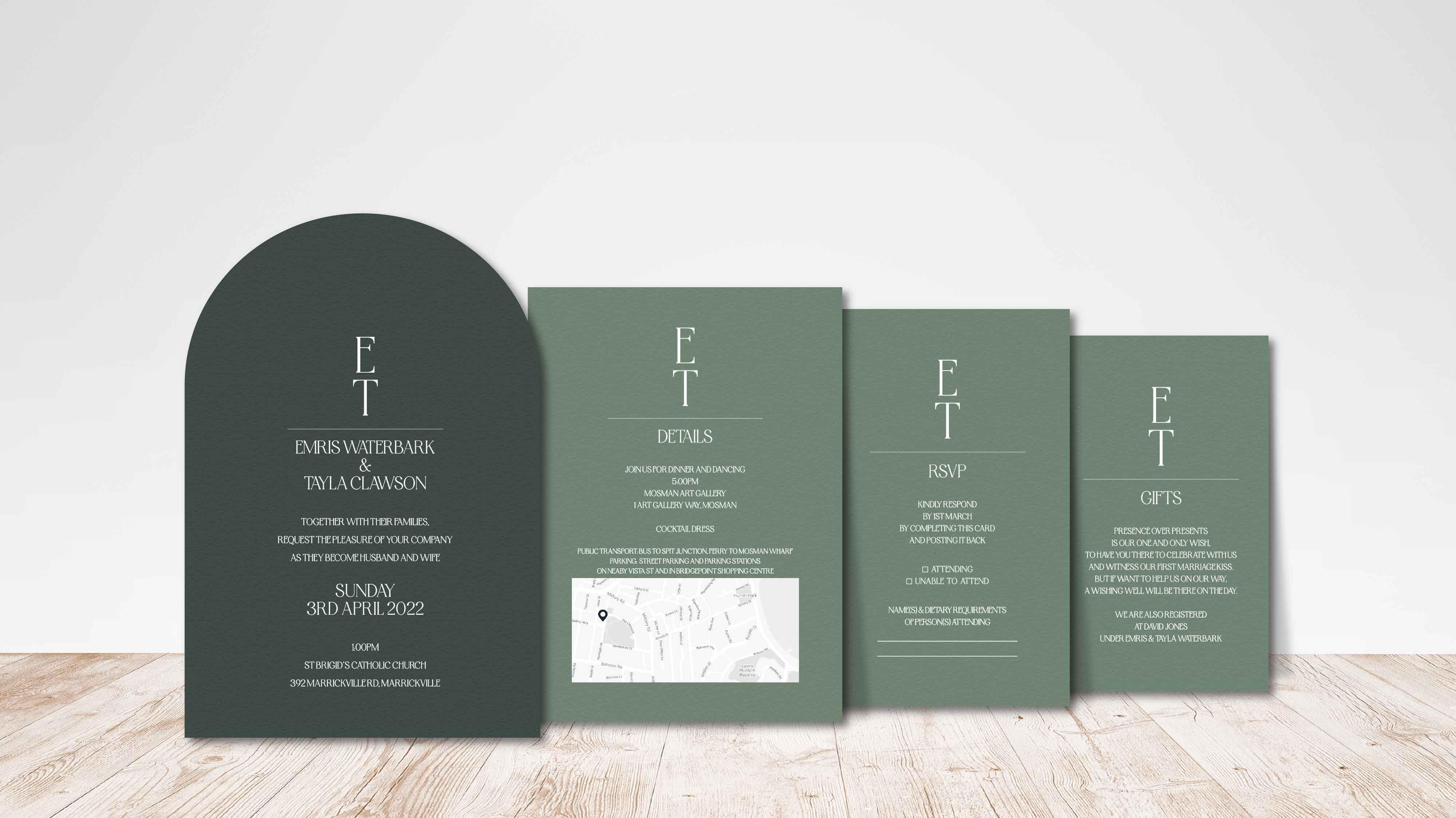 Invitation Suite Design 4