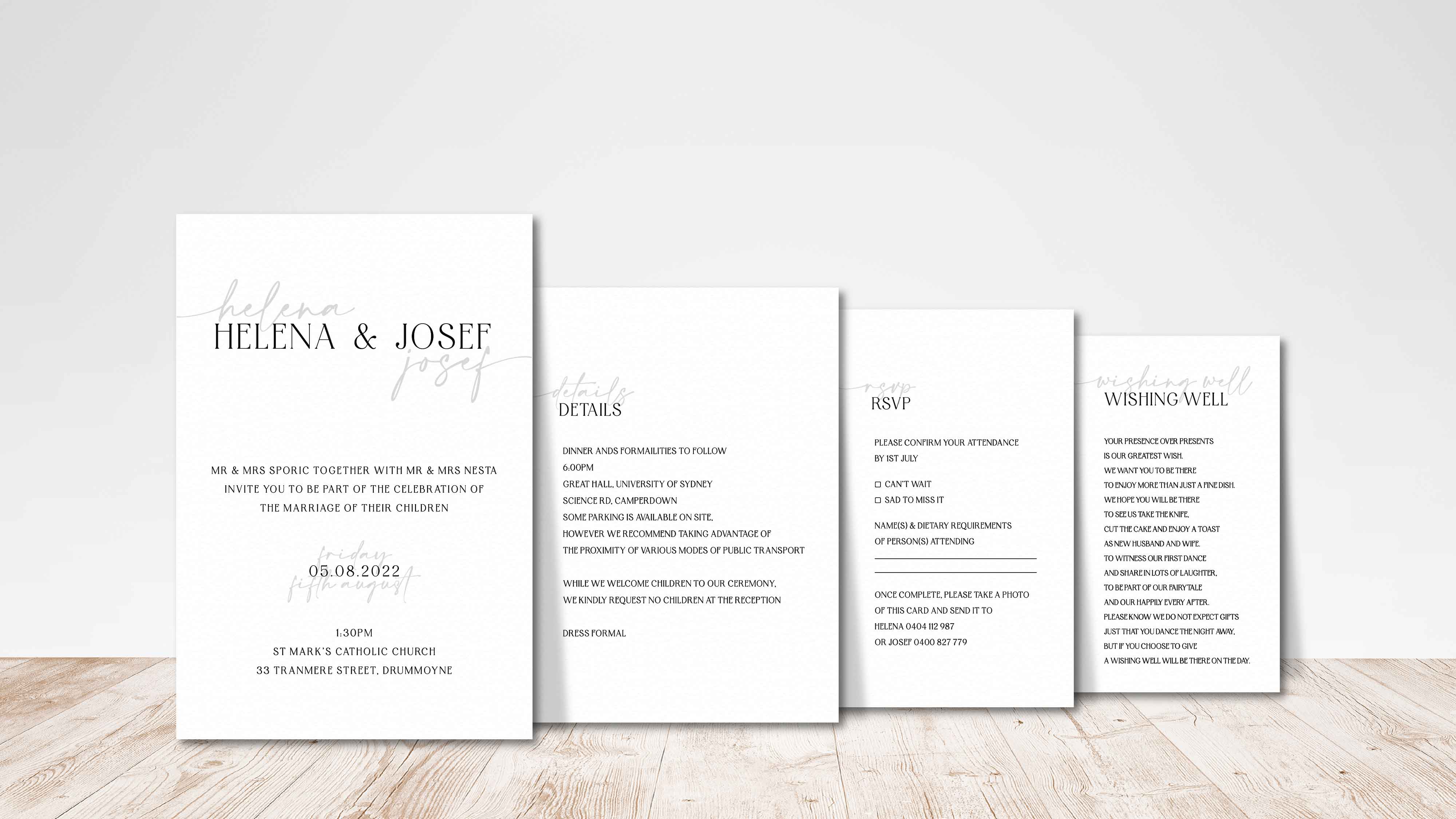 Invitation Suite Design 6