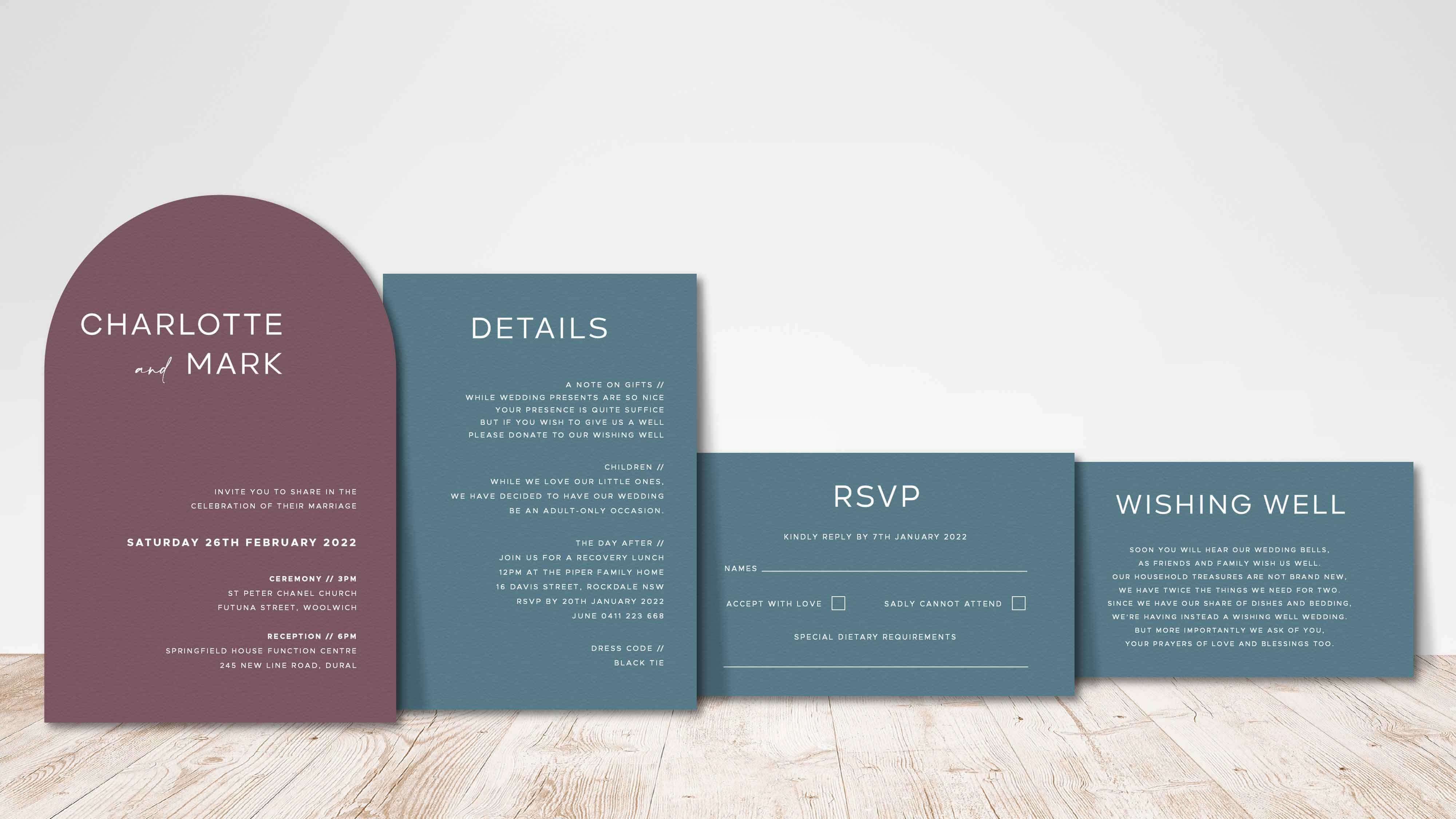 Invitation Suite Design 2