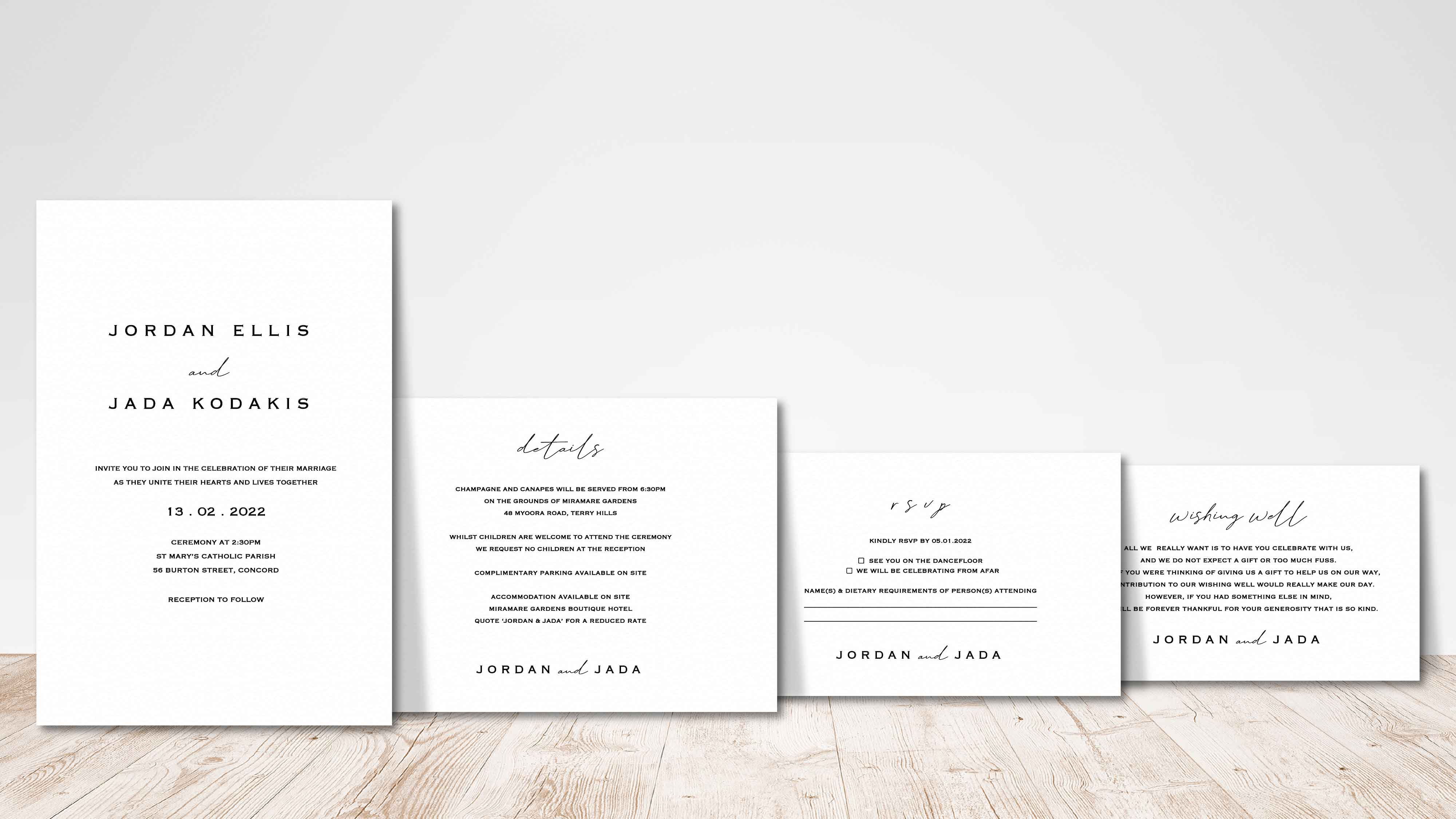 Invitation Suite Design 7