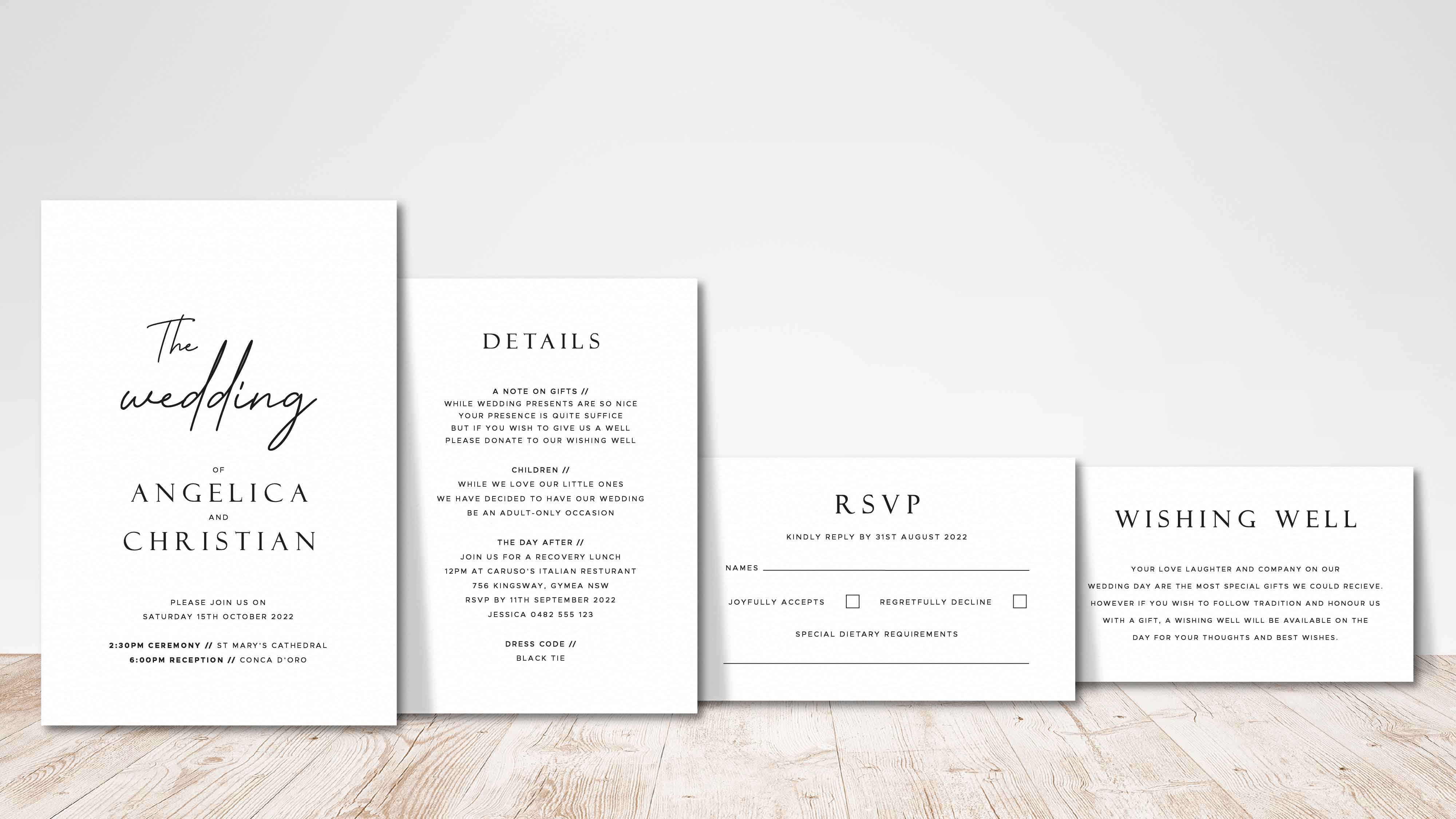 Invitation Suite Design 1