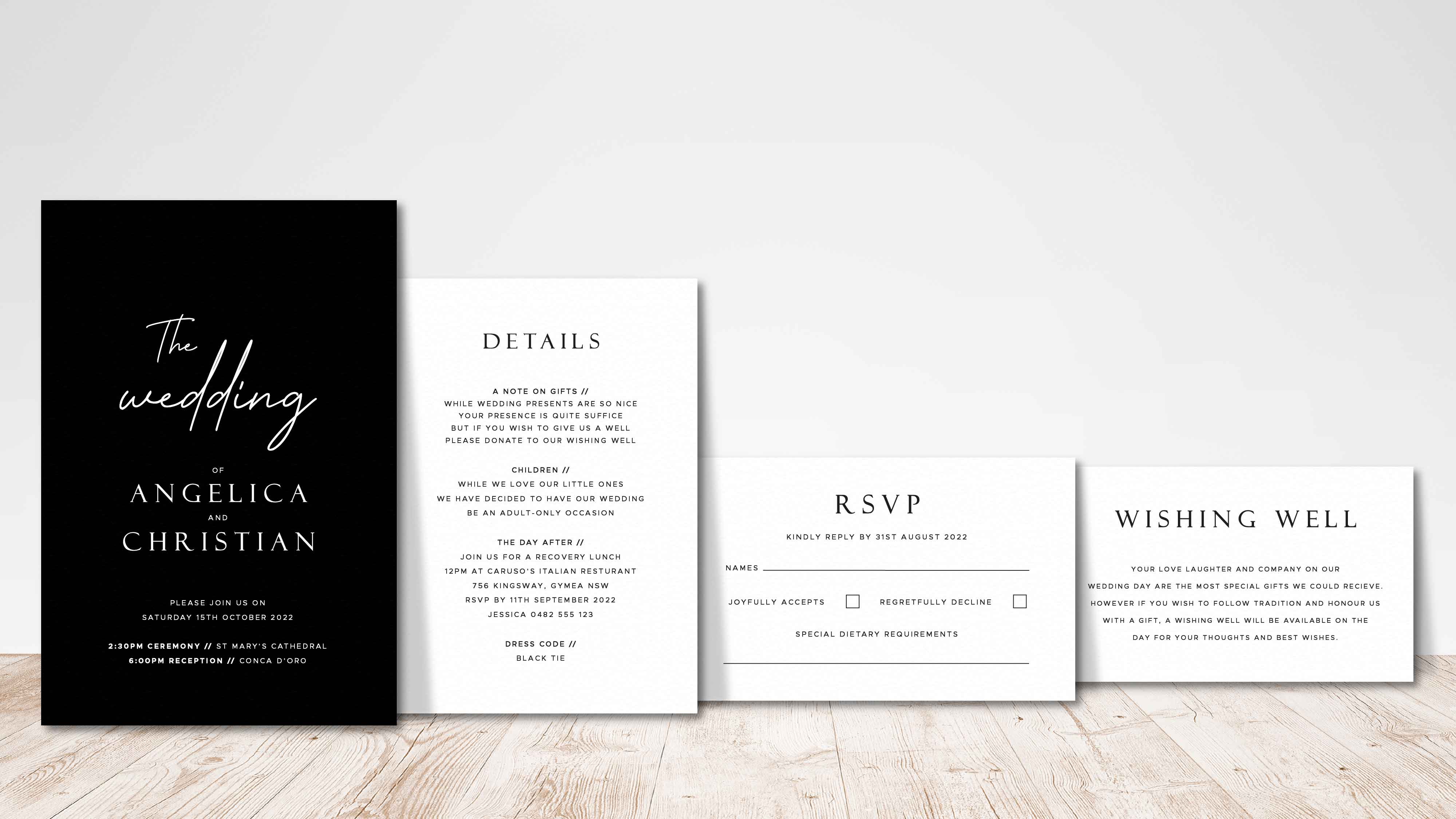 Invitation Suite Design 1