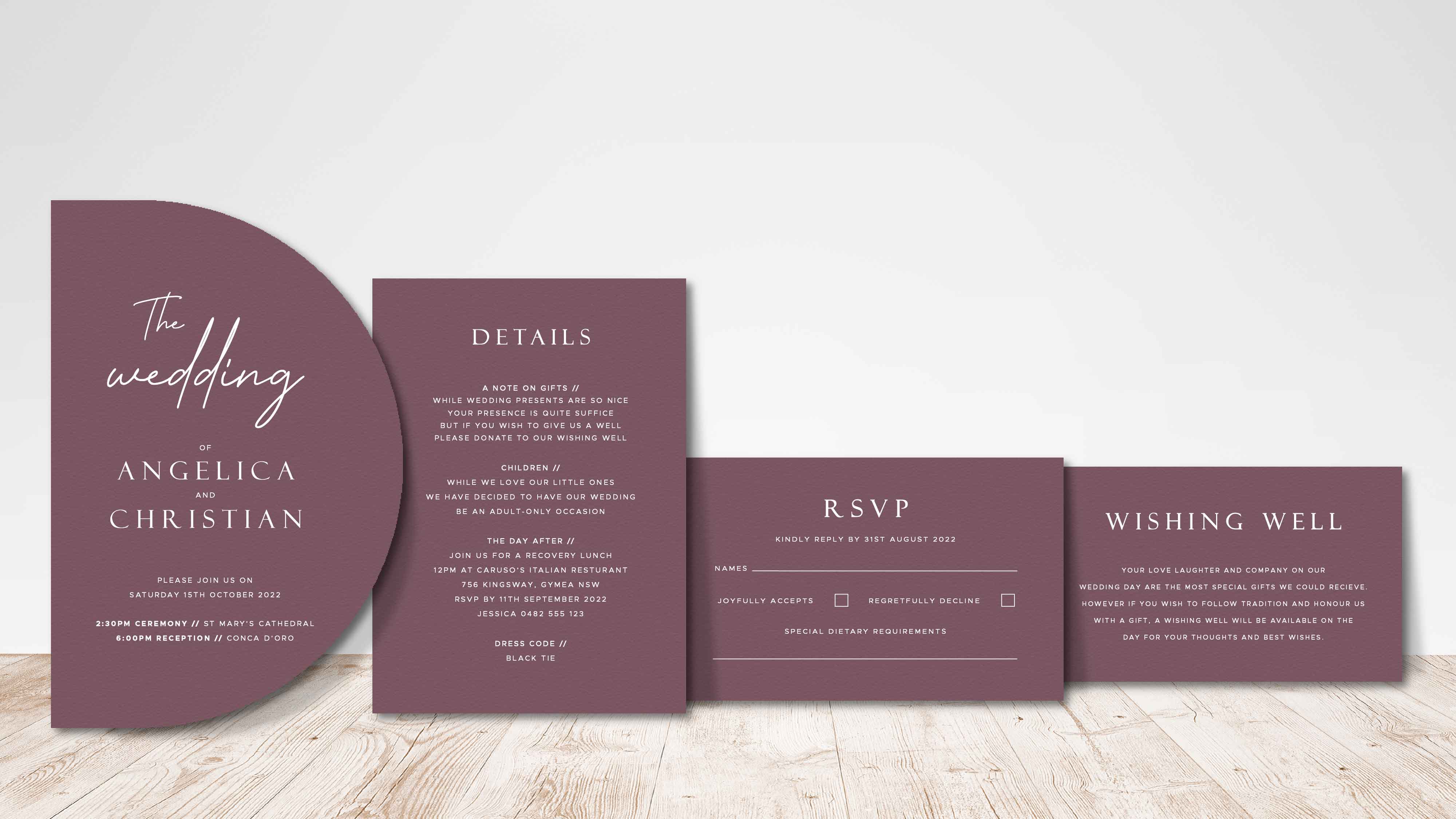 Invitation Suite Design 1