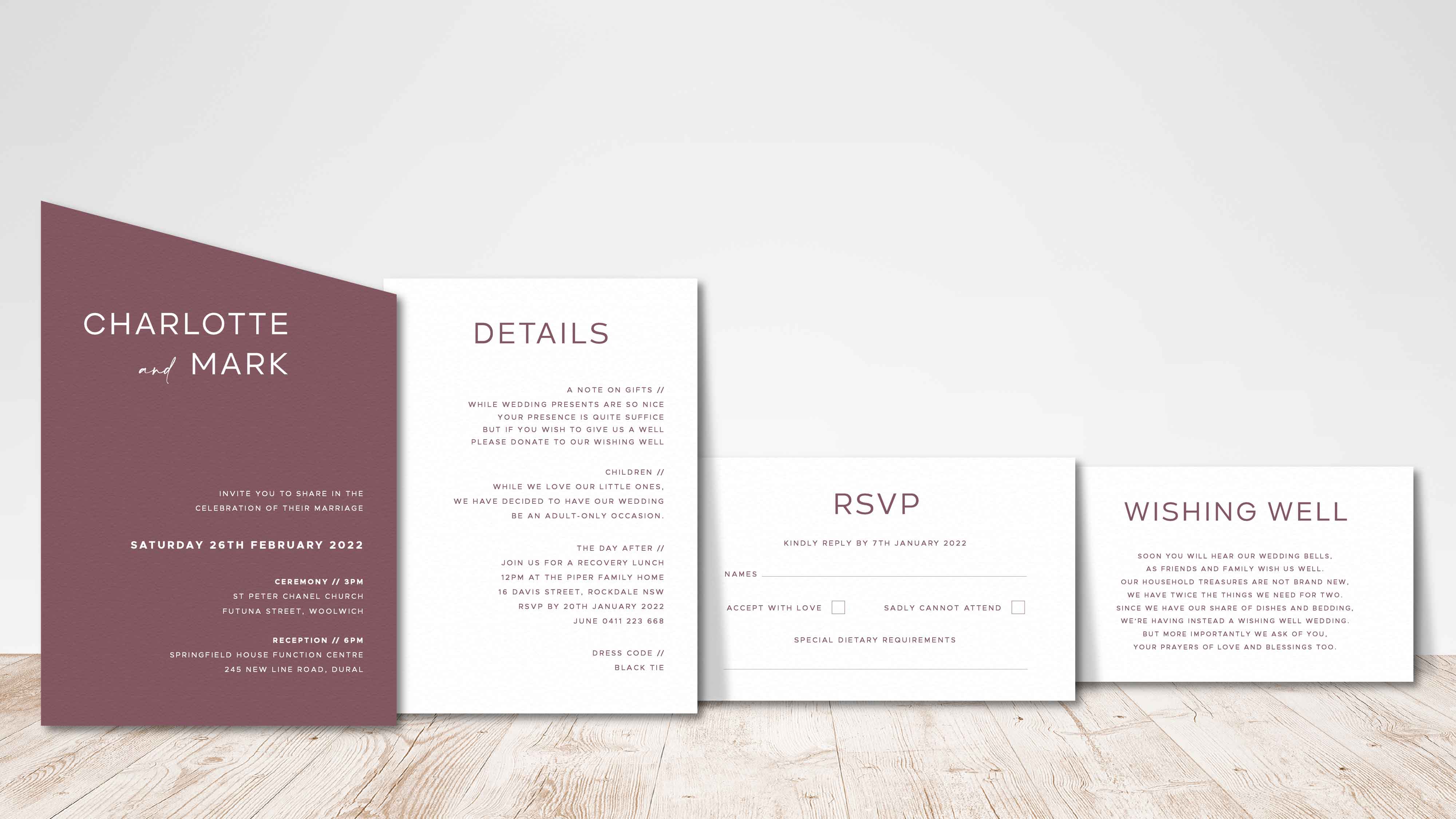 Invitation Suite Design 2