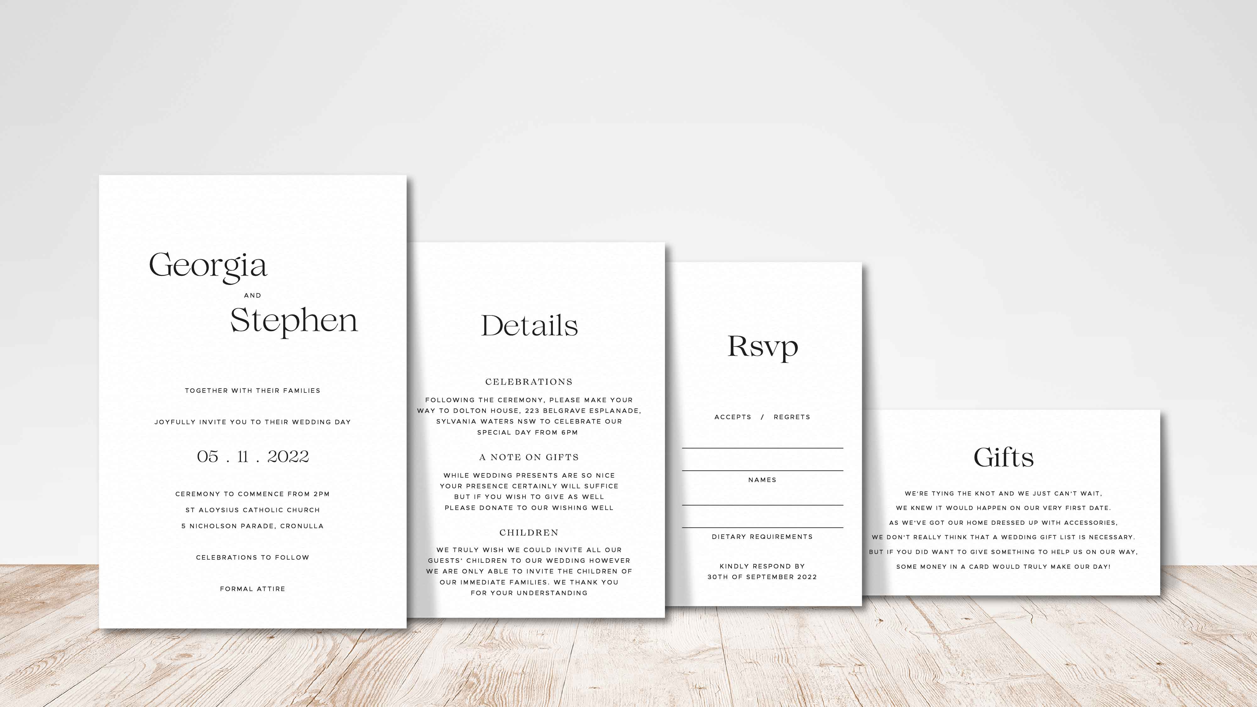 Invitation Suite Design 5