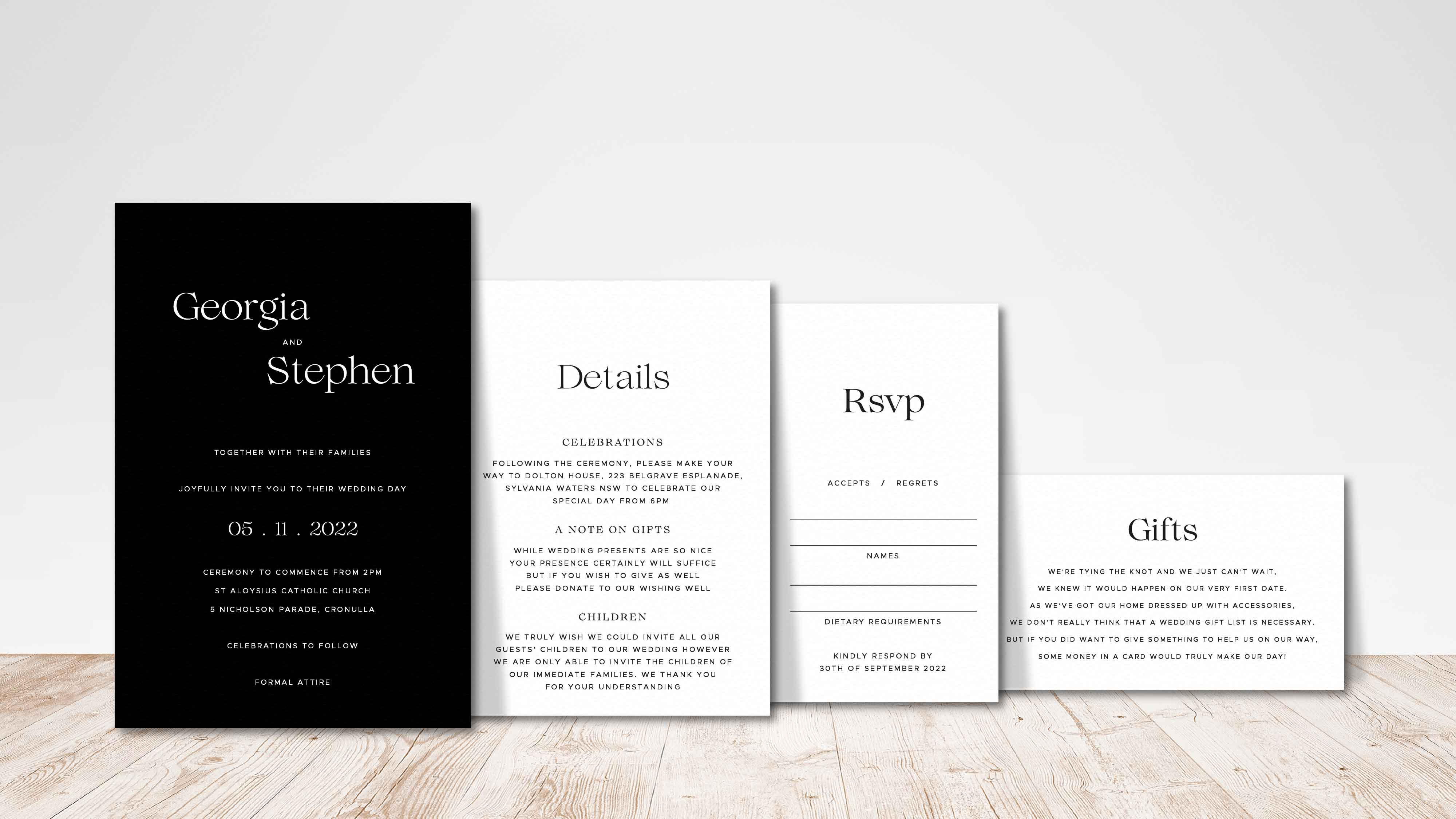 Invitation Suite Design 5