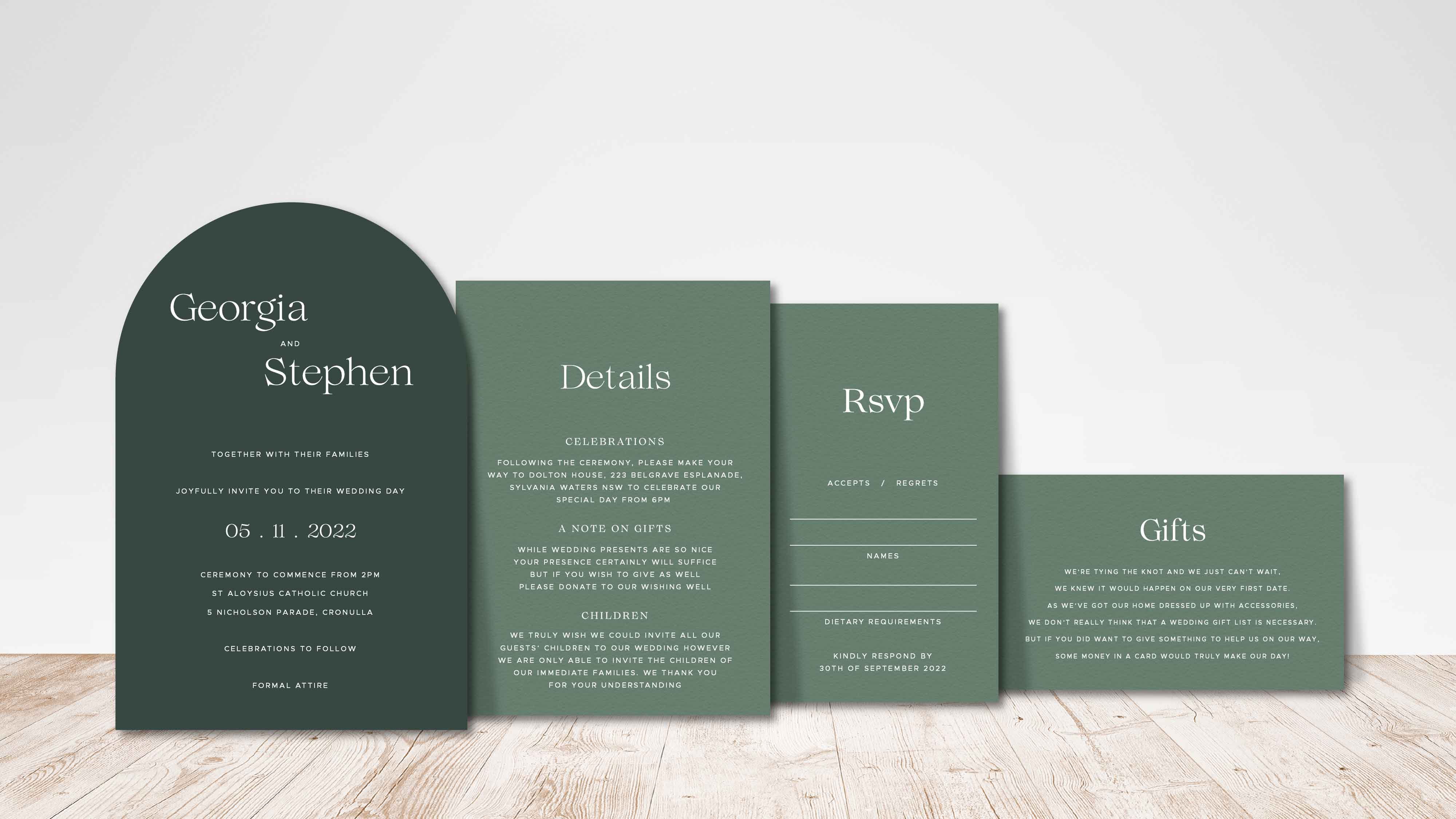 Invitation Suite Design 5