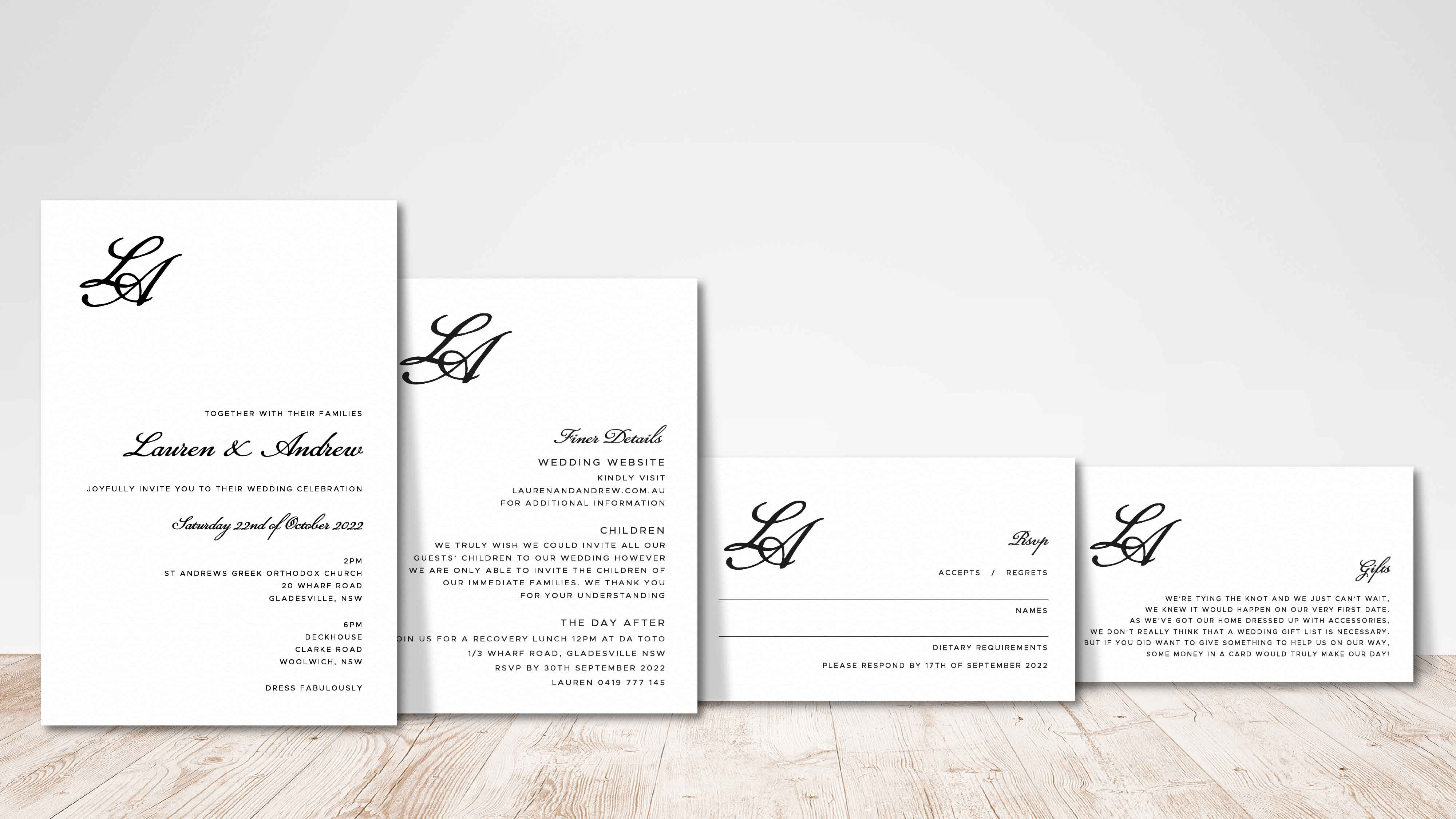 Invitation Suite Design 10