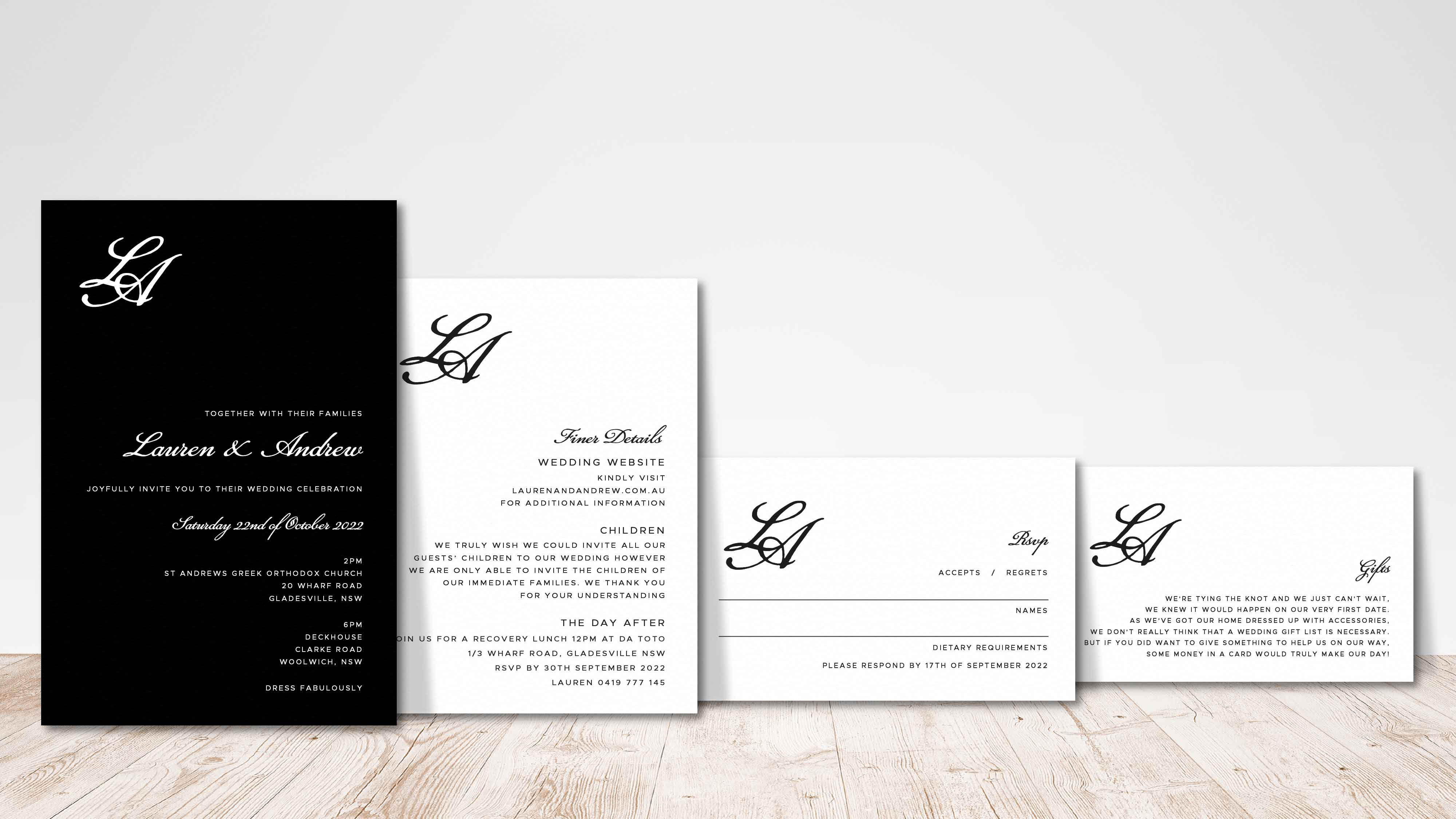 Invitation Suite Design 10