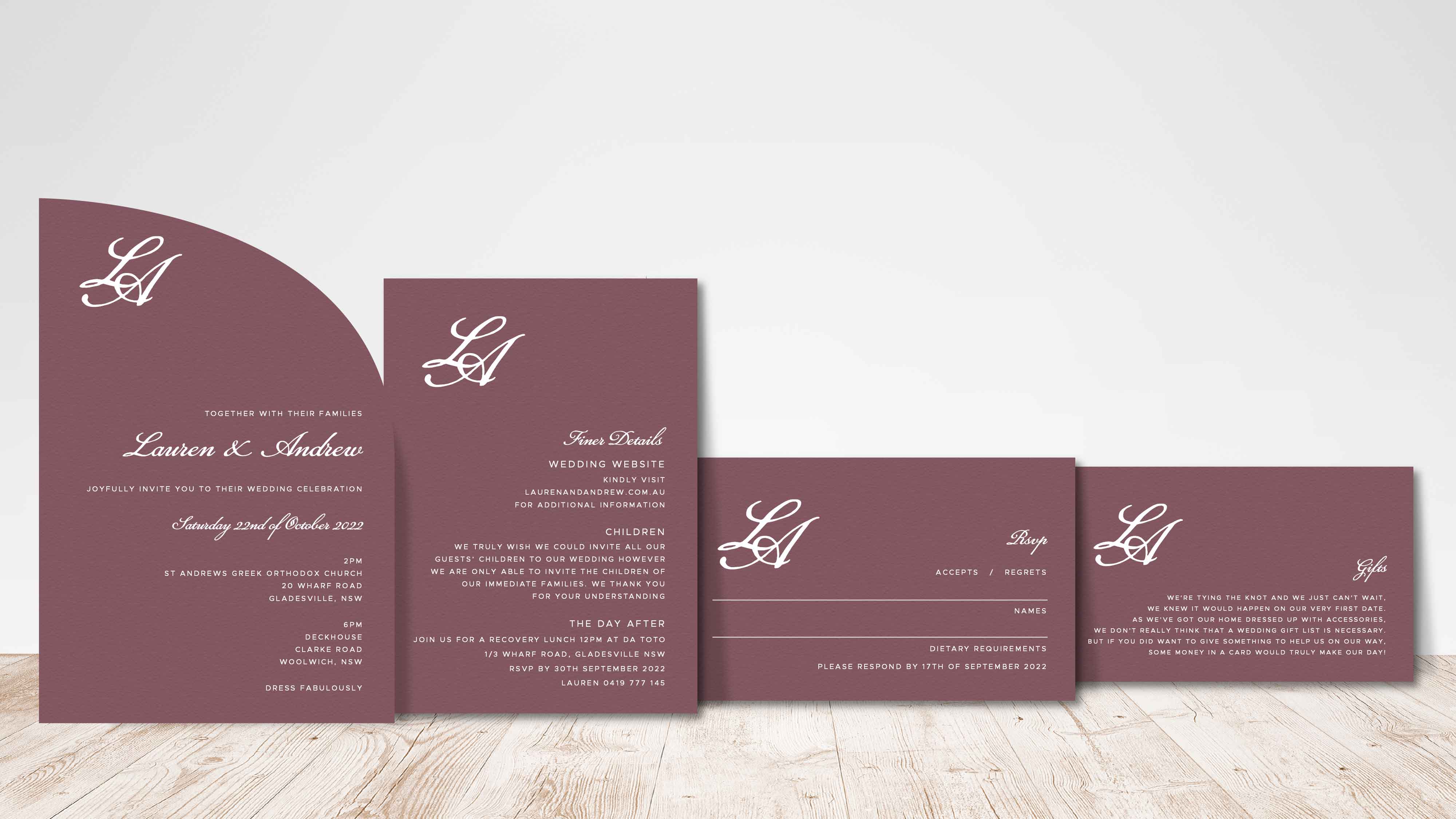 Invitation Suite Design 10