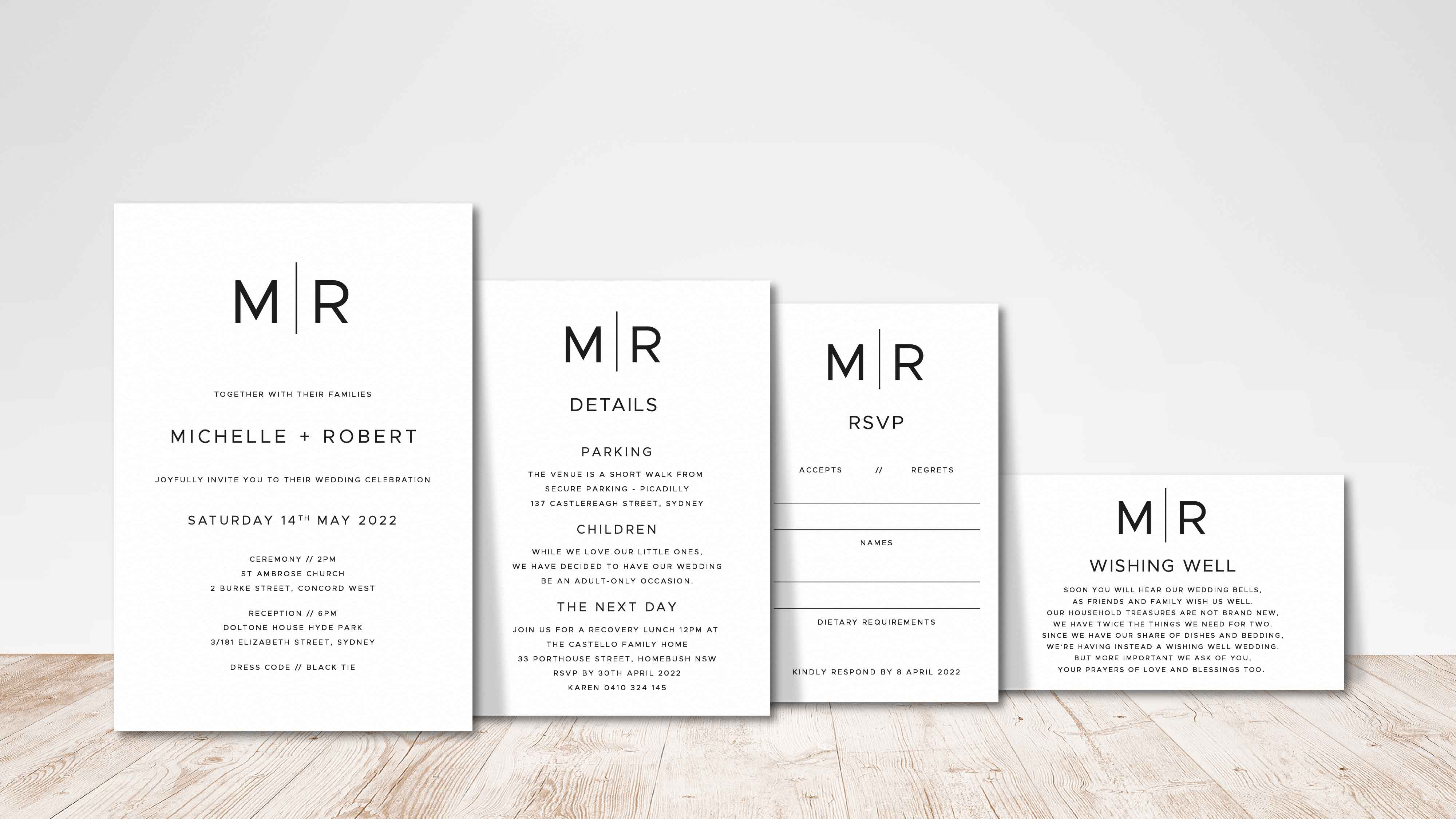 Invitation Suite Design 12